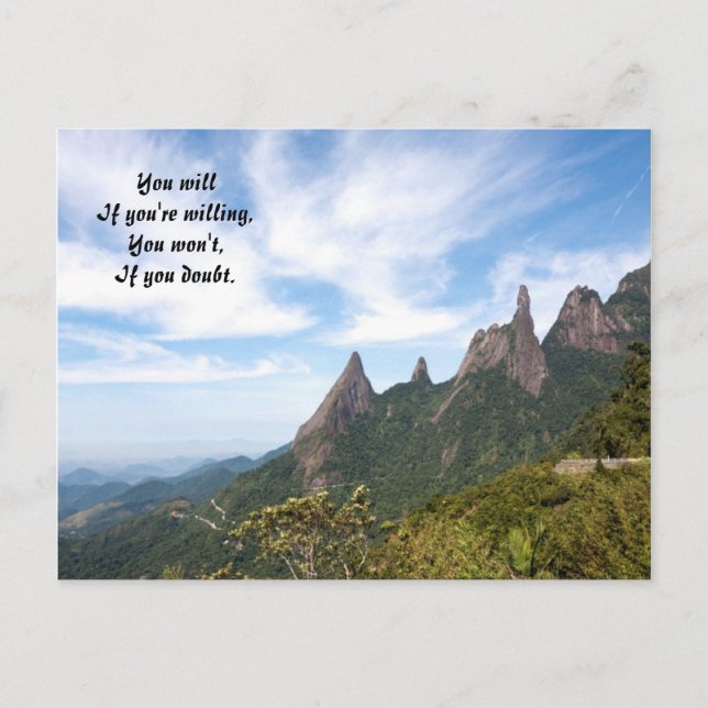 Lo harás si quieres postales (Anverso)