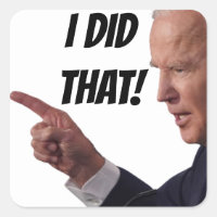 LO HICE - Biden Pegatinas de 1.5" x 20