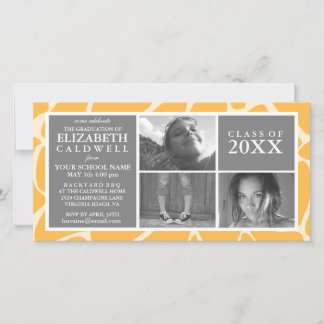 ¡Lo Hice! Invitación de tarjeta de foto de graduac