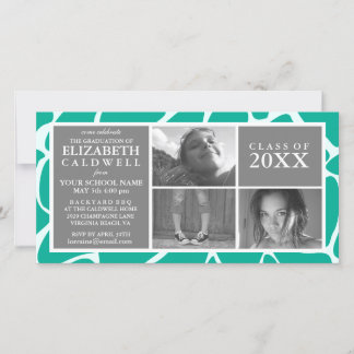 ¡Lo Hice! Invitación de tarjeta de foto de graduac