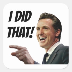 LO HICE - Pegatinas cuadrados de Newsom de 3" x6