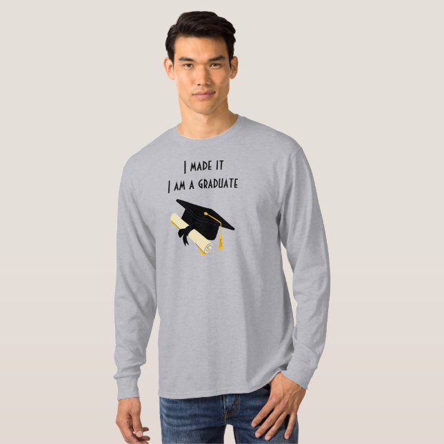 Lo Hice, Soy Una Camiseta Graduada (Anverso completo)