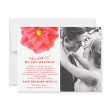 Lo hicimos casados camellis fiesta de boda roja