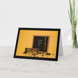 Lo Hiciste Graduando Tarjeta De Saludo