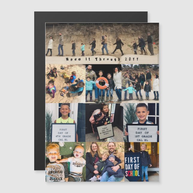 Lo hizo a través de la tarjeta magnética de fotos  (Anverso/Reverso)