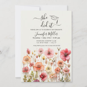 Lo hizo invitación del Partido de Graduación Flora