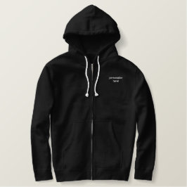 ¡"Lo hizo" sudadera con capucha bordada de la