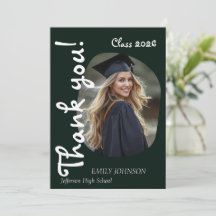 ¡Lo Hizo! Tarjeta de agradecimiento de graduación 
