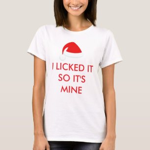 LO LAMÍ ASÍ QUE ES MÍO Camiseta Gorra de Santa roj