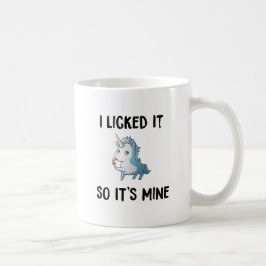 Lo lamí tan su taza de la taza de café del