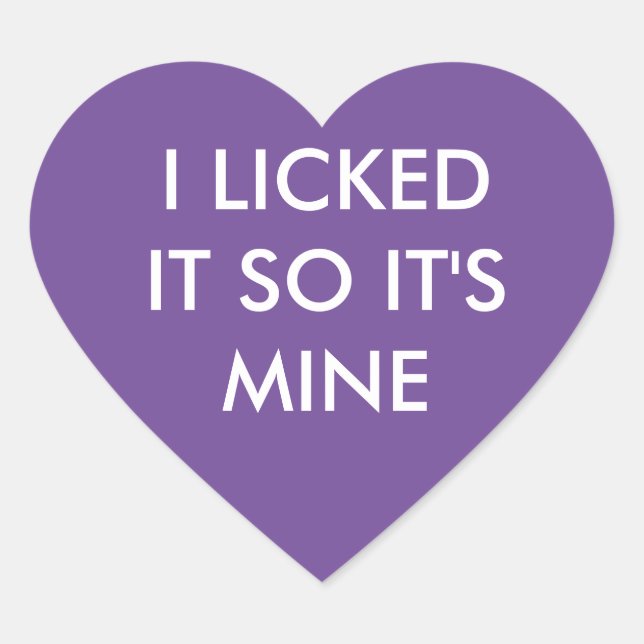 LO LLAMÉ PARA QUE SEA MI pegatina morado (Anverso)