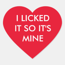 LO LLAMÉ PARA QUE SEA MI pegatina rojo