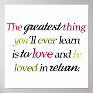 "Lo más grande..." Póster