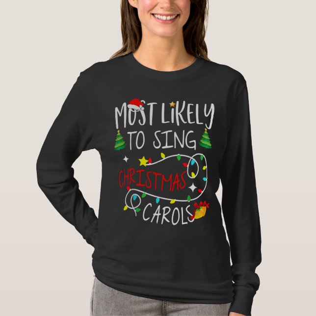 lo más probable es que los navidades camisetas can (Anverso)