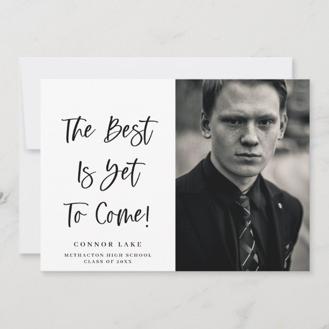 Lo mejor de la Invitación de graduación fotográfic (Anverso)
