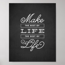 Lo mejor de la vida | Impresión artística