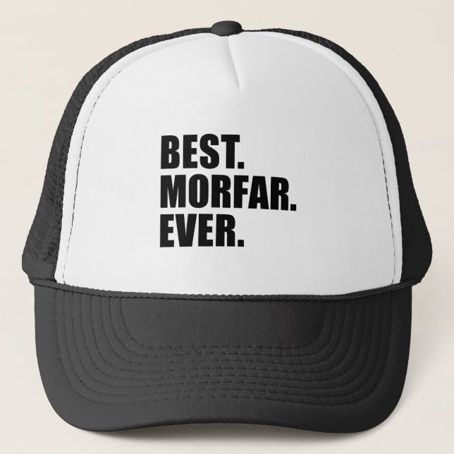 Lo mejor. Morfar. Nunca. Gorra de béisbol (Anverso)