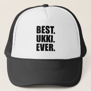 Lo mejor. Ukki. Nunca. Gorra de béisbol