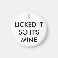 Lo pegué así que es mi imán en blanco