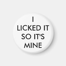 Lo pegué así que es mi imán en blanco