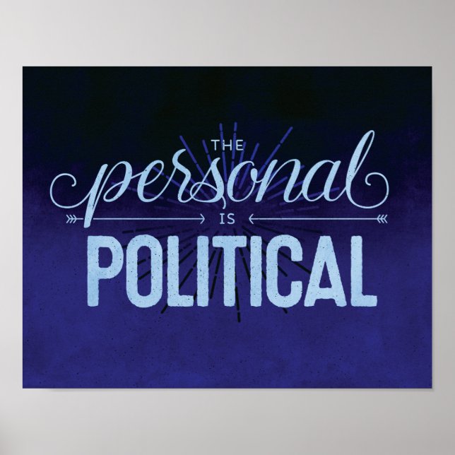 Lo personal es político - Impresión de 11x14 (Frente)