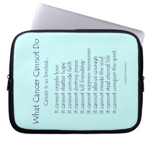 Lo que el cáncer no puede hacer la bolsa de mangas