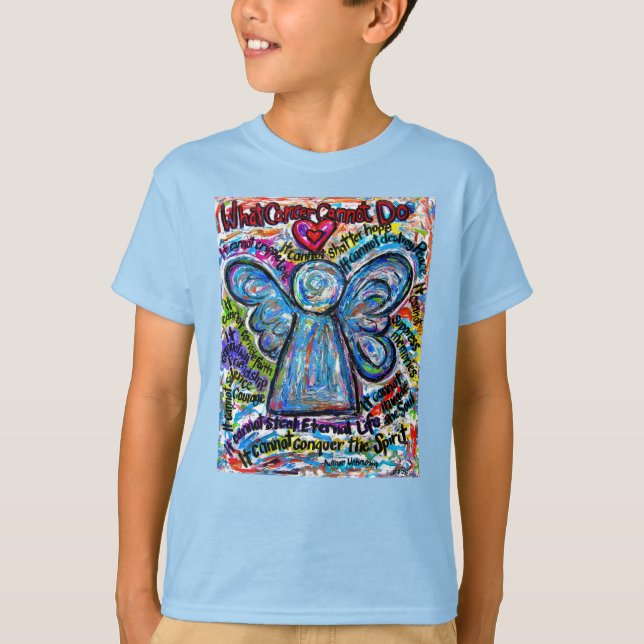 Lo que el cáncer no puede hacer son camisetas poem (Anverso)