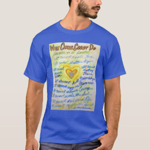 Lo que el cáncer no puede hacer son camisetas poem