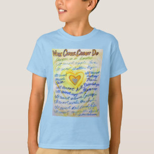 Lo que el cáncer no puede hacer son camisetas poem
