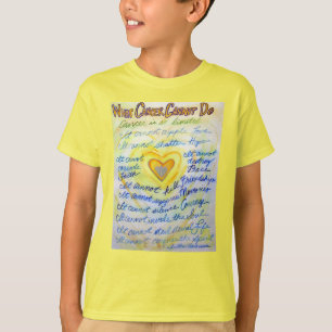 Lo que el cáncer no puede hacer son camisetas poem