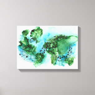 Lo que el mundo necesita ahora, lienzo envuelto en