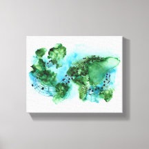 Lo que el mundo necesita ahora, lienzo envuelto en