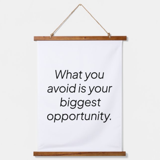 Lo que evitas es el tapiz de pared de marisco (Anverso)