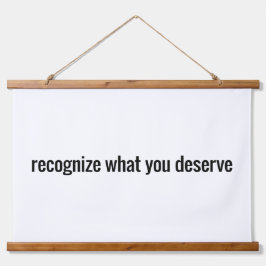 Lo que mereces la madera con tapiz de pared