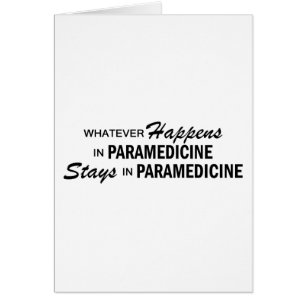 Lo que sucede - Paramedicine