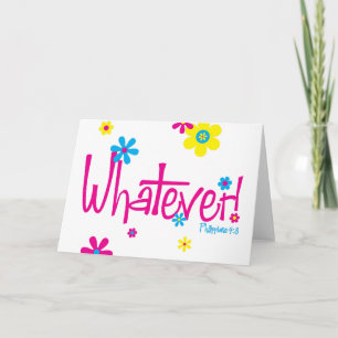 ¡Lo que! Tarjeta