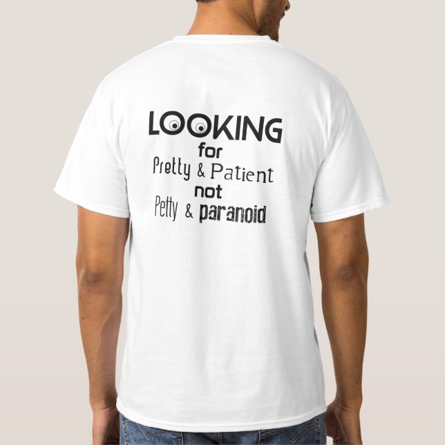 Lo que un hombre busca camiseta (Reverso)