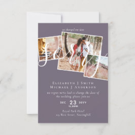 ¡LO SENTIMOS! Boda Posposición Cambio de fecha FOT