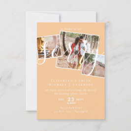 ¡LO SENTIMOS! Boda Posposición Cambio de fecha FOT