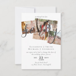 ¡LO SENTIMOS! Boda Posposición Cambio de fecha FOT