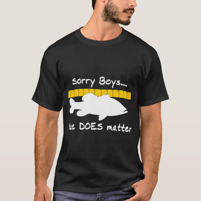 Lo siento chicos... La talla importa - Camiseta de (Anverso)