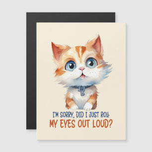 Lo siento, ¿me puse los ojos en alto?