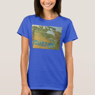 Lo siento Mujeres de Canadá camiseta azul real