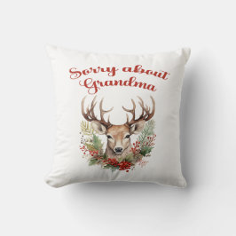 Lo siento por el Cojín decorativo de Navidades div