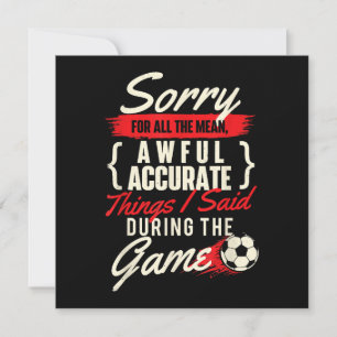 Lo Siento Por Todas Las Cosas Mínimas - Futbol Ama