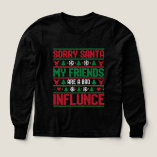 Lo siento Santa Amigos Mala Influencia Feo Navidad