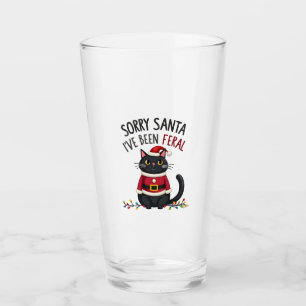 Lo siento Santa he sido feroz Gato negro Navidad F