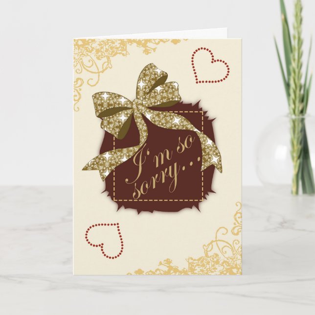 Lo siento tan… Tarjeta (Anverso)