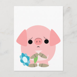 "Lo siento", tarjeta postal del Personalizado Cute