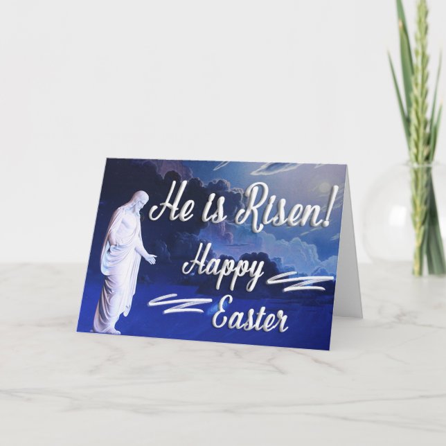 Lo suben - tarjeta de felicitación de Pascua (Anverso)